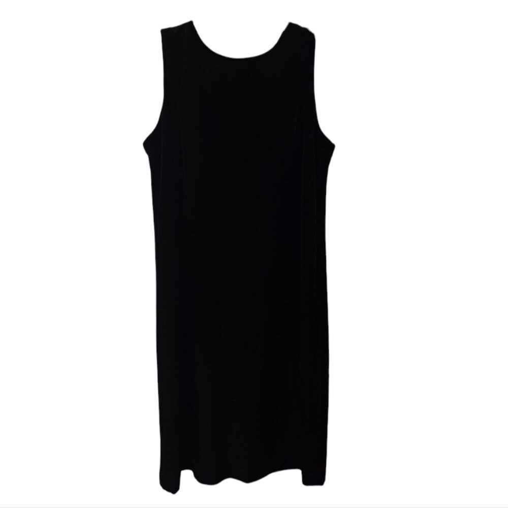 Vintage Victor Costa Black Velvet Dress